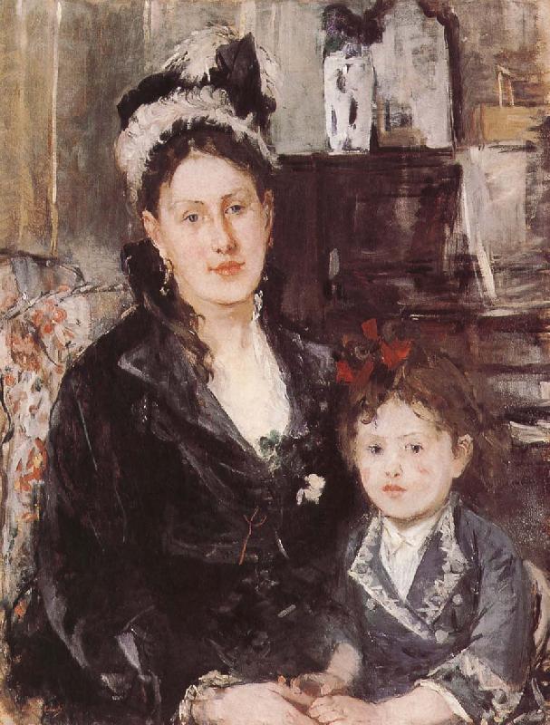 The Madam and her dauthter, Berthe Morisot